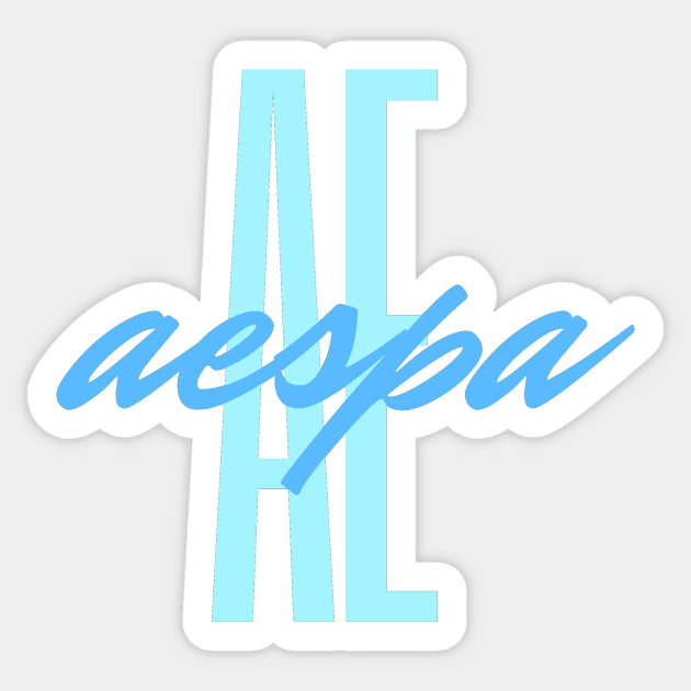 Aespa Name Sticker by wennstore